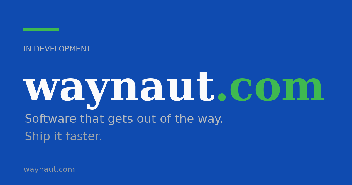 Link preview image for waynaut.com